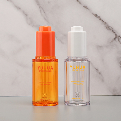 Duidelijke Plastic de Etherische oliefles van 1oz 30ml met Persdruppelbuisje