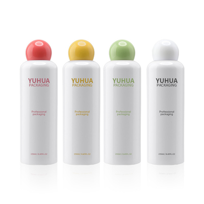 200ml 250ml ontruimen de plastic van het HUISDIEREN witte eco van vruchtensapflessen vriendschappelijke kosmetische containers