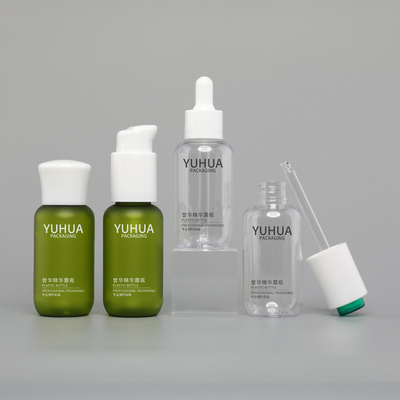 2oz gerecycleerd PCR 60ML Plastic van de de Flessenduw van het Gezichtsserum de Bodemdruppelbuisje