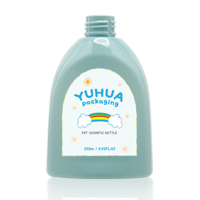 Van de de Room het Plastic Lotion van de lichaamswas van de de Flessen250ml Leuke Bloem Etiket van het de Pompjonge geitje