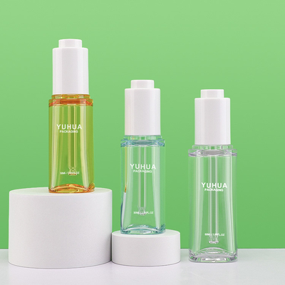 Fles van het de Douanepetg de Plastic Serum van 30ml 50ml met Druppelbuisje GLB