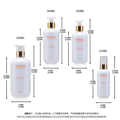Skincare die Plastic Ronde Flessen120ml 250ml 300ml Shampoo Verpakking verpakken