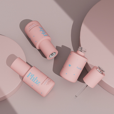 De aangepaste Flessen van het het Serumdruppelbuisje van de Embleem30ml Luxe voor Skincare-Verpakking