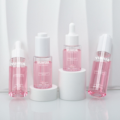 De Fles van de het Serumlotion van de douane Duidelijke Cilinder 30ml 40ml 50ml 60ml Verpakking