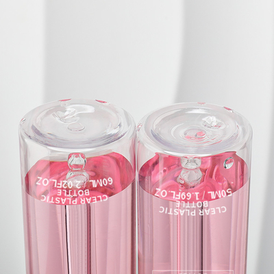 De Fles van de het Serumlotion van de douane Duidelijke Cilinder 30ml 40ml 50ml 60ml Verpakking