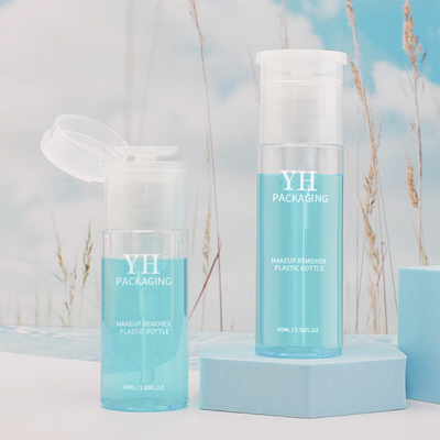 van de de Make-upverwijdering van 50ml 60ml het HUISDIERENpp Plastic Verpakkende Flessen met de Grootte van Samll van de Perspomp
