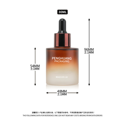 Van het Druppelbuisjeflessen van het cilinderserum de Capaciteit van het het Lekbewijs 30ml 50ml