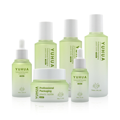 Het Kosmetische Serum Fles Aangepast Logo Skincare Jar van PETG 50ml