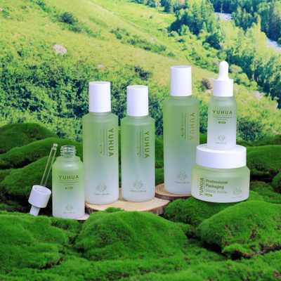 Het Kosmetische Serum Fles Aangepast Logo Skincare Jar van PETG 50ml