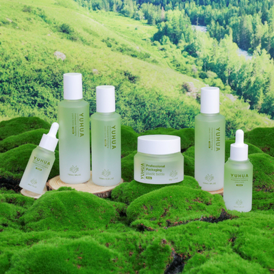 Het Kosmetische Serum Fles Aangepast Logo Skincare Jar van PETG 50ml