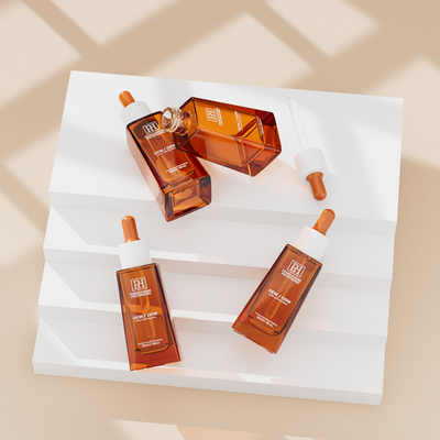 Classic Trapezoïde 30 ml olie serum dropper flessen voor huidverzorging verpakking
