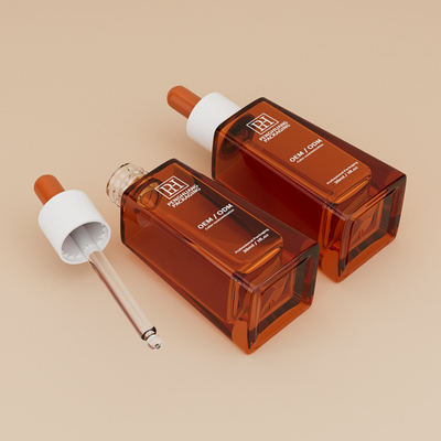 Classic Trapezoïde 30 ml olie serum dropper flessen voor huidverzorging verpakking