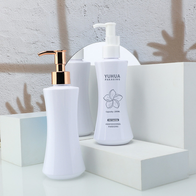 Goede prijs. Ronde plastic toner shampoo fles 200 ml lege lotion pomp fles online