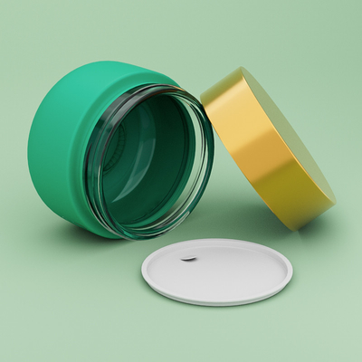 OEM ODM Leeg Matte Cosmetische Crème Jar 100g Glas Body Butter Jar met deksel