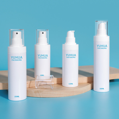Gepersonaliseerd logo 120ml 150ml 180ml Witte Plastic Spray Pump Fles met fijne mist spray
