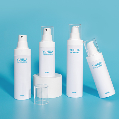Gepersonaliseerd logo 120ml 150ml 180ml Witte Plastic Spray Pump Fles met fijne mist spray