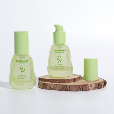 Gepersonaliseerd logo 1 oz 30 ml huidverzorging Verpakkingscontainer voor Serum Lotion en Foundation