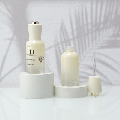 OEM ODM Haar Olie Serum Fles Met Glas Dropper 30ml 1oz Cosmetische Verpakking Container