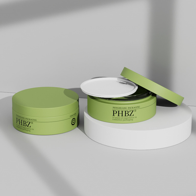 100 g ronde schroefkap glazen crème potten met deksel aangepaste verpakking voor face cream