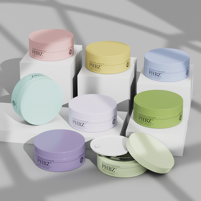 Custom Logo 100G glazen potten voor gezicht Creme Body Scrub Gezichtsmasker met deksel