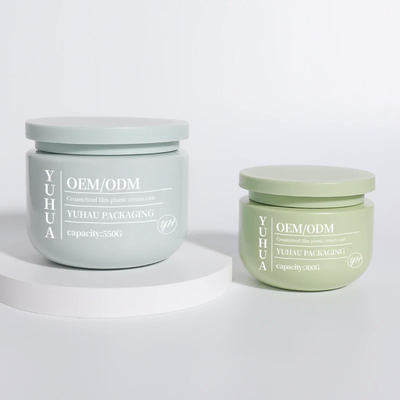 Aanpasbare PP-matte potten van kunststof voor body butter met privélabel