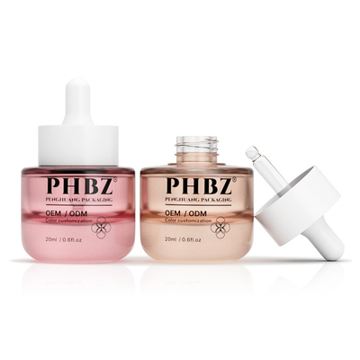 20 ml Serum Glasfles Dikke onderkant Ronde lege dropperfles voor etherische olie