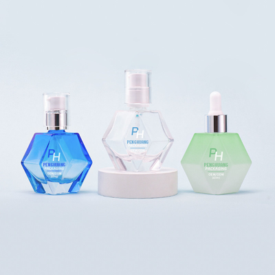 30 ml 1 oz luxe glas serum lotion fles voor huidverzorging verpakking