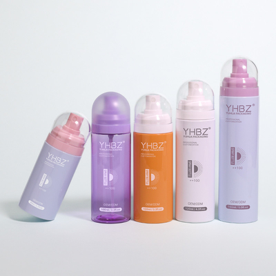Custom Logo Duidelijke Plastic Spray Flessen 80ml 100ml 120ml Cosmetische fijne mist Spray Fles