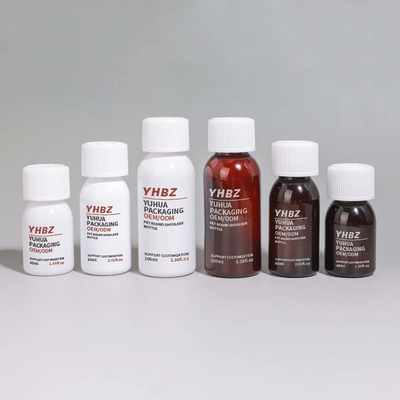 40 ml 60 ml 100 ml aangepaste plastic fles met schroefdeksel voor pillen Vitaminen en capsules