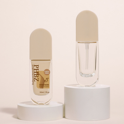 Glasvloeibare fundering Flessen 30 ml Ellipsvormige vloeibare crème lotion Fles