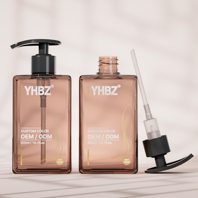 Goede prijs. 300 ml Vierkante Plastic Shampoo Fles Pet platte schouderpomp fles voor lotion online