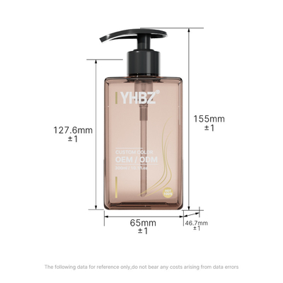 Persoonlijke plastic lotion fles 300 ml hand sanitizer shampoo pomp fles