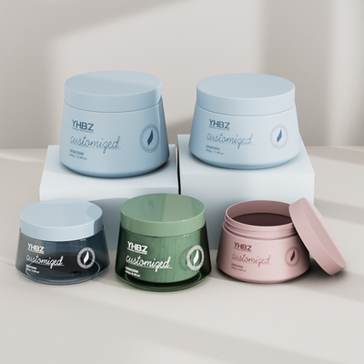 Matte Plastic Cream Jar 150ml 250ml 350ml 500ml lege Cream Containers