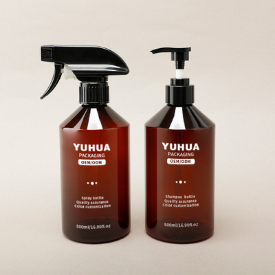 Lotion Serum Pump Flasje 500 ml Plastic Trigger Spray Flasje voor huishoudelijk schoonmaakmiddel