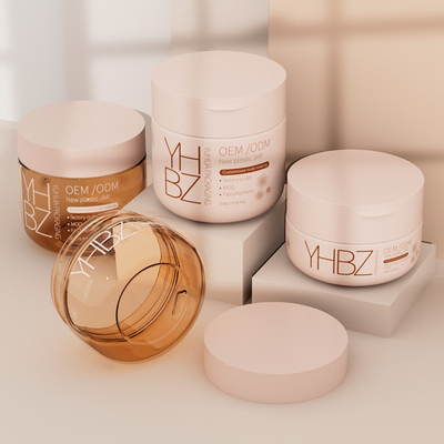 Body Butter Container 100g 200g Op maat gemaakte plastic crème pot met schroefdop