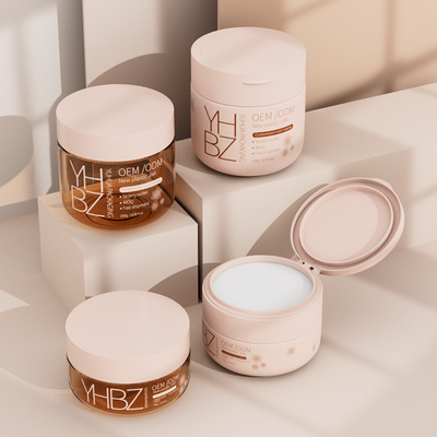 Body Butter Container 100g 200g Op maat gemaakte plastic crème pot met schroefdop