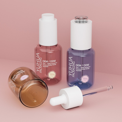 Groothandel Olie Serum Fles Met Dropper 50 ml Plastic Essentiële Olie Fles