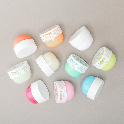 30 ml 50 ml Plastic Cosmetic Jar Eco Friendly Pp Body Butter Cream Jar Met Flip Cap Jar