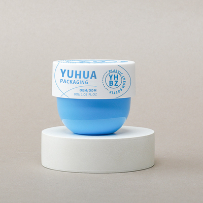 30 ml 50 ml Plastic Cosmetic Jar Eco Friendly Pp Body Butter Cream Jar Met Flip Cap Jar