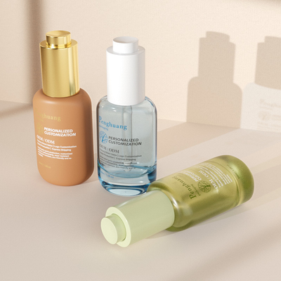 Serum Druppelflessen 30ml Etherische Olie Glazen Fles Met Druppelaar