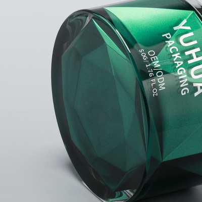 50G Plastic Verpakkingspotten Luxe Lege Acryl Plastic Crème Potten Met Deksel