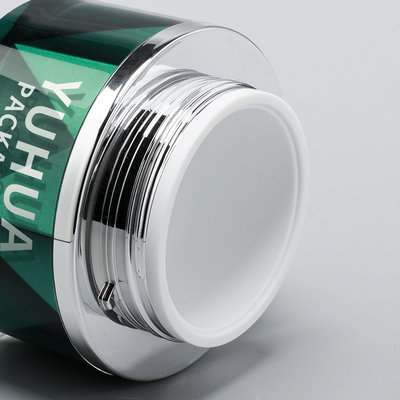 50G Plastic Verpakkingspotten Luxe Lege Acryl Plastic Crème Potten Met Deksel
