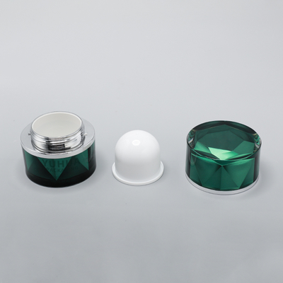 50G Plastic Verpakkingspotten Luxe Lege Acryl Plastic Crème Potten Met Deksel