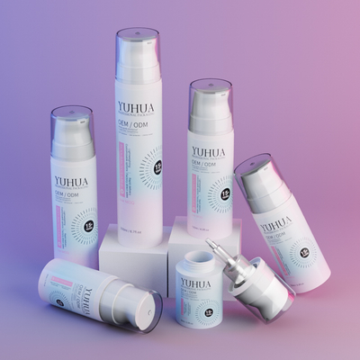 Ronde lotion shampoo fles Plastic schuim fles voor gezichtsreiniging