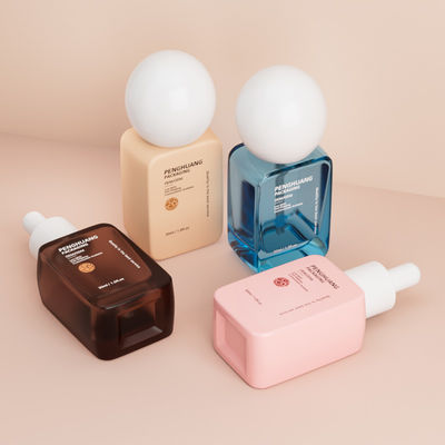 Luxe groothandel flessen 30 ml ronde balkap dik bodem lege vloeibare flessen