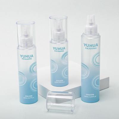 Logo als uw vereiste Plastic spray fles voor vochtinbrengende spray Duidelijke alcohol spray