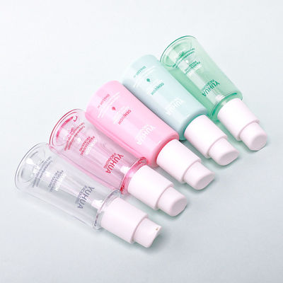 Plastic gezichtslotion pomp fles 50ml conische olie serum fles voor effectieve huidverzorgingsoplossingen