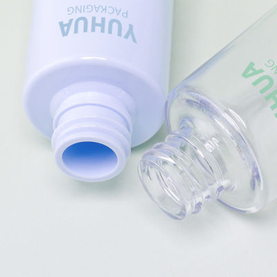 Bedrukken Logo 50ml PET Serum Druppelflessen Voor Essentiële Oliën En Huidverzorging