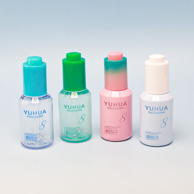 Ronde olie serumfles met logo volgens de eisen van de klant