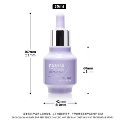 50 ml Serumdruppelflessen met aangepast zijde-scherm/warm stempelen/etiketteren Printtijd 15-20 dagen